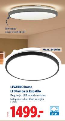Livarno Home LED lampa za kupatilo