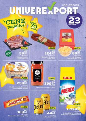 Univerexport katalog - 25.08.2025 - 07.09.2025.