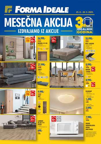 Forma Ideale katalog - 25.08.2025 - 20.09.2025.