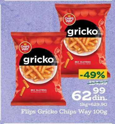 Flips Gricko Chips Way 100g