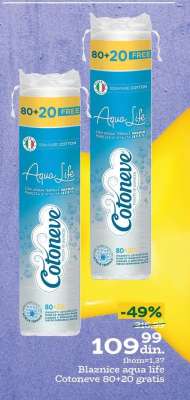 Blaznice aqua life Cotoneve 80+20 gratis