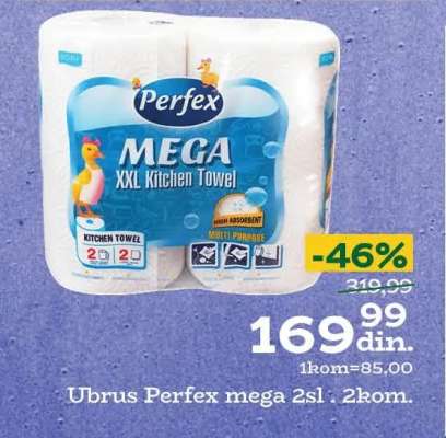 Ubrus Perfex mega 2sl. 2kom.