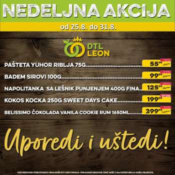 Leon Diskont katalog - 25.08.2025 - 31.08.2025.