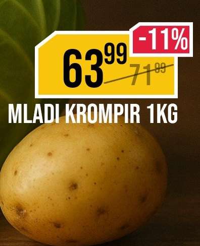 Mladi krompir, 1kg