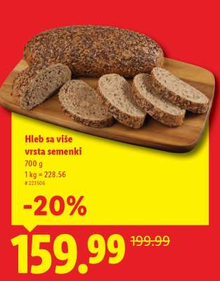 Hleb sa više vrsta semenki