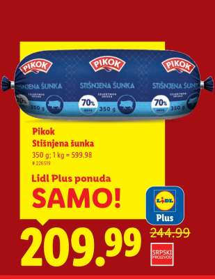 Pikok Stišnjena šunka