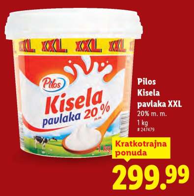 Pilos Kisela pavlaka XXL