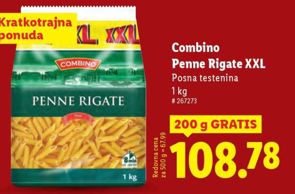 Combino Penne Rigate XXL