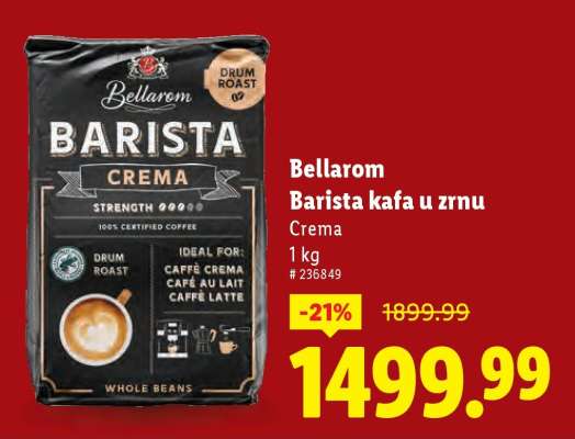 Bellarom Barista kafa u zrnu