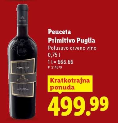 Peuceta Primitivo Puglia