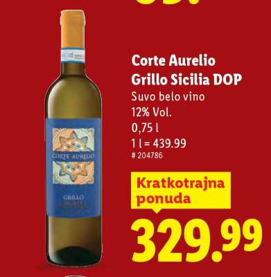 Corte Aurelio Grillo Sicilia DOP