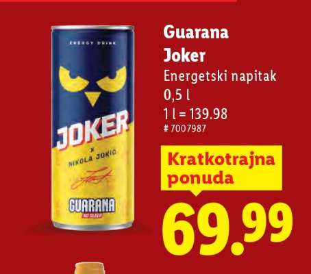 Guarana, Joker