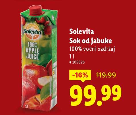 Solevita Sok od jabuke