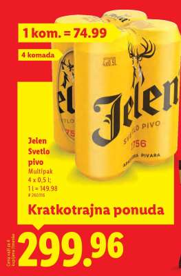 Jelen Svetlo pivo