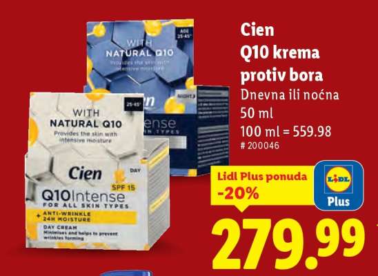 Cien Q10 krema protiv bora