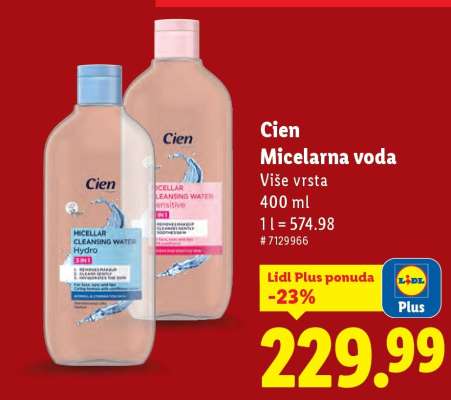 Cien Micelarna voda