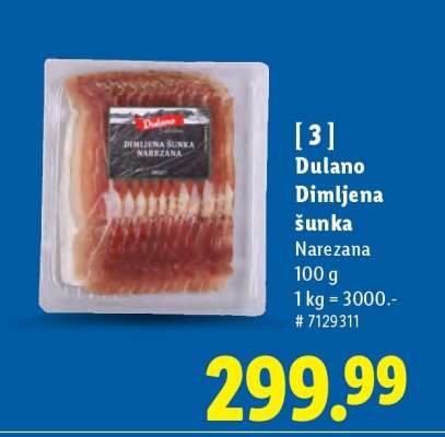 Dulano Dimljena šunka