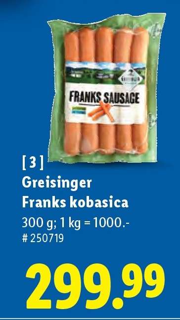 Greisinger Franks kobasica