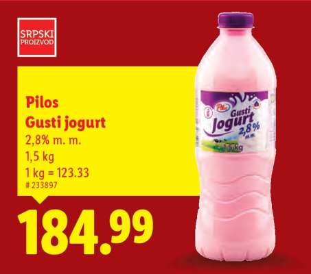 Pilos Gusti jogurt