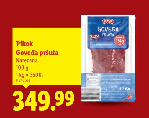 Pikok Goveđa pršuta