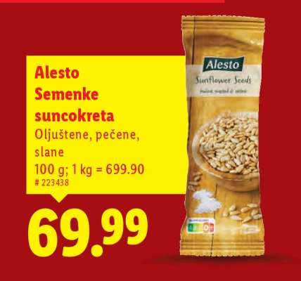 Alesto Semenke suncokreta