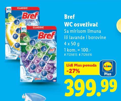 Bref WC osveživač