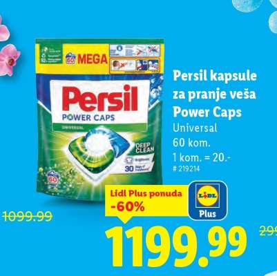 Persil kapsule za pranje veša Power Caps