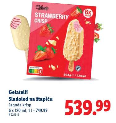 Gelatelli Sladoled na štapiću