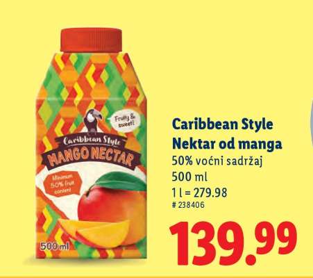 Caribbean Style Nektar od manga
