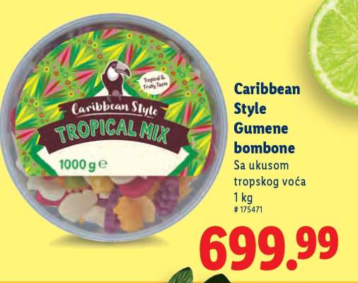 Caribbean Style Gumene bombone