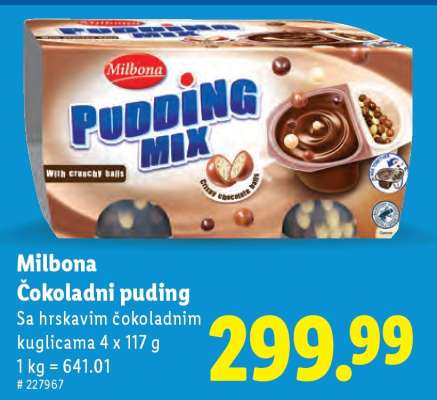 Milbona Čokoladni puding