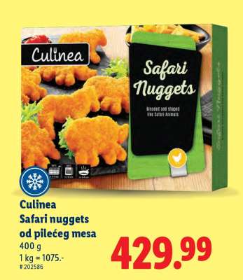 Culinea Safari nuggets
