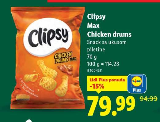 Clipsy Max Chicken drums