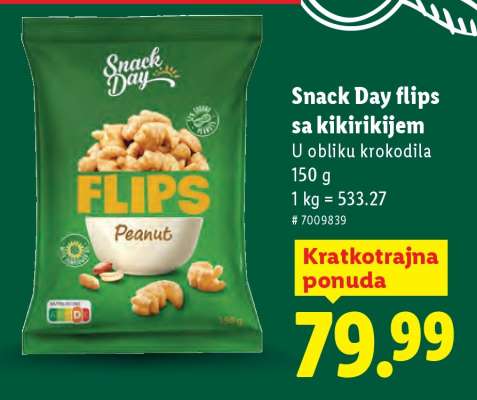 Snack Day Flips sa kikirikijem