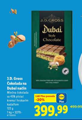 J.D. Gross Čokolada na Dubai način