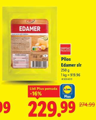 Pilos Edamer sir