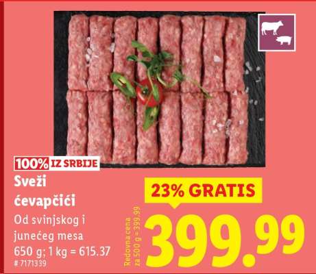 Sveži ćevapčići