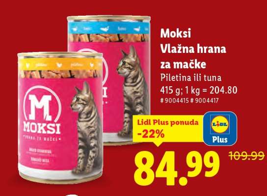 Moksi vlažna hrana za mačke