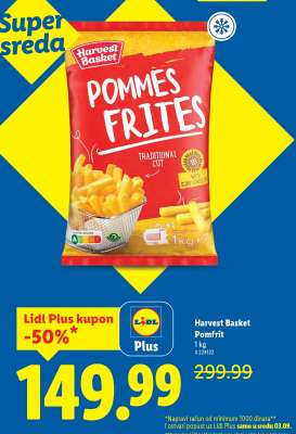 Harvest Basket Pomfrit
