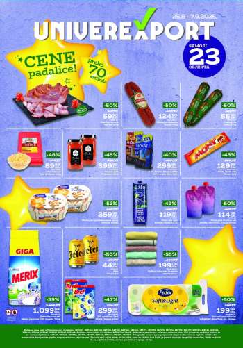 Univerexport katalog - 25.08.2025 - 07.09.2025.
