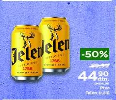 Pivo Jelen 0.33l