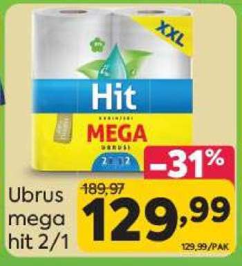 Ubrus mega Hit 2/1