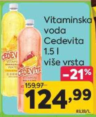 Vitaminska voda Cedevita 1.5 l