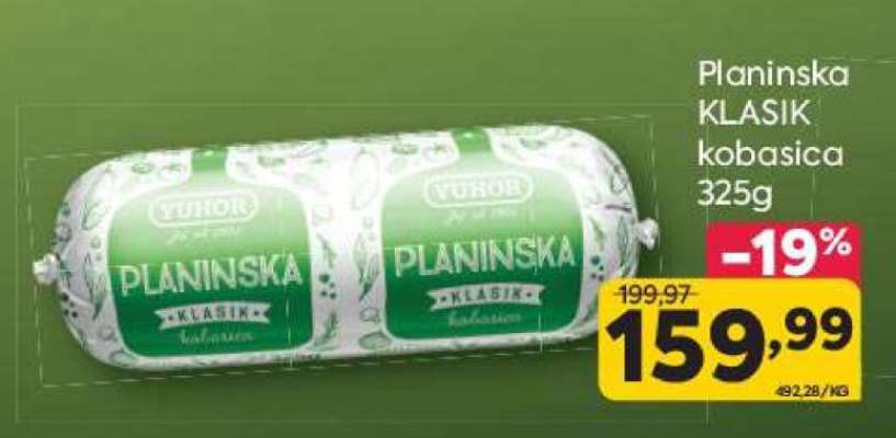 Planinska KLASIK kobasica 325g