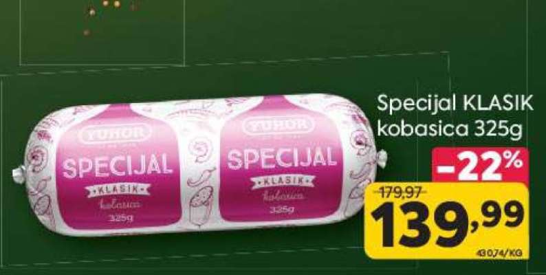 Specijal KLASIK kobasica 325g