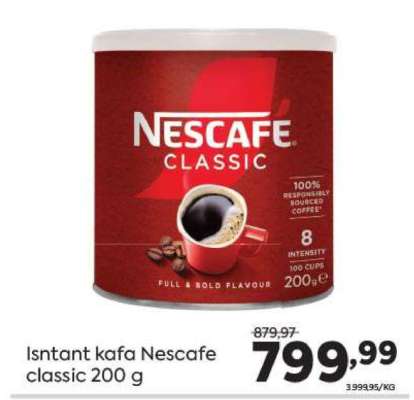 Instant kafa Nescafe classic 200 g