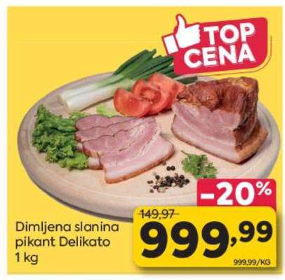 Dimljena slanina pikant Delikato