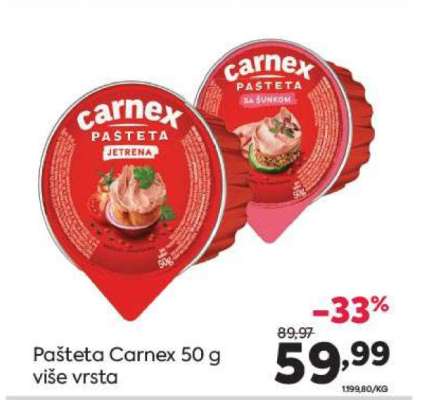 Pašteta Carnex 50 g