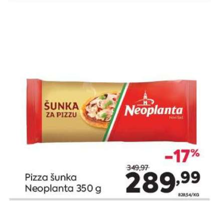 Pizza šunka Neoplanta 350 g