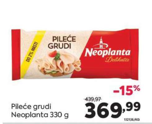 Pileće grudi Neoplanta 330 g